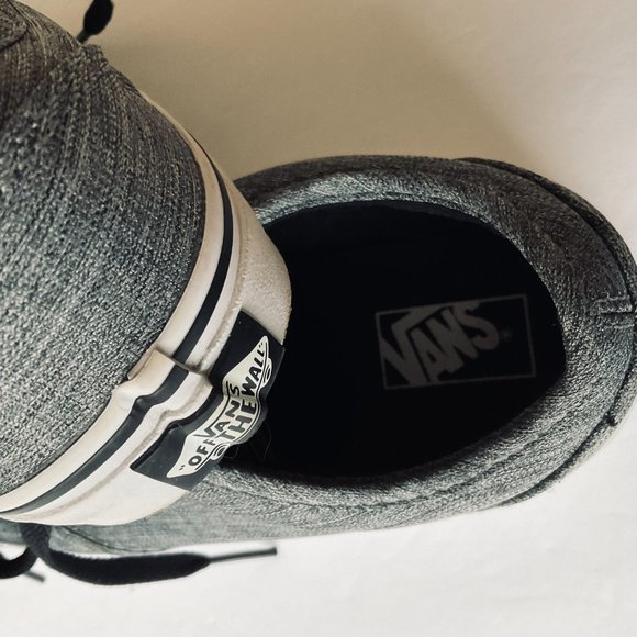 VANS "Off the Wall" YOUTH Lace-Up Skate Shoe Low Top Sneaker EUC Size Youth 7 - Picture 5 of 10